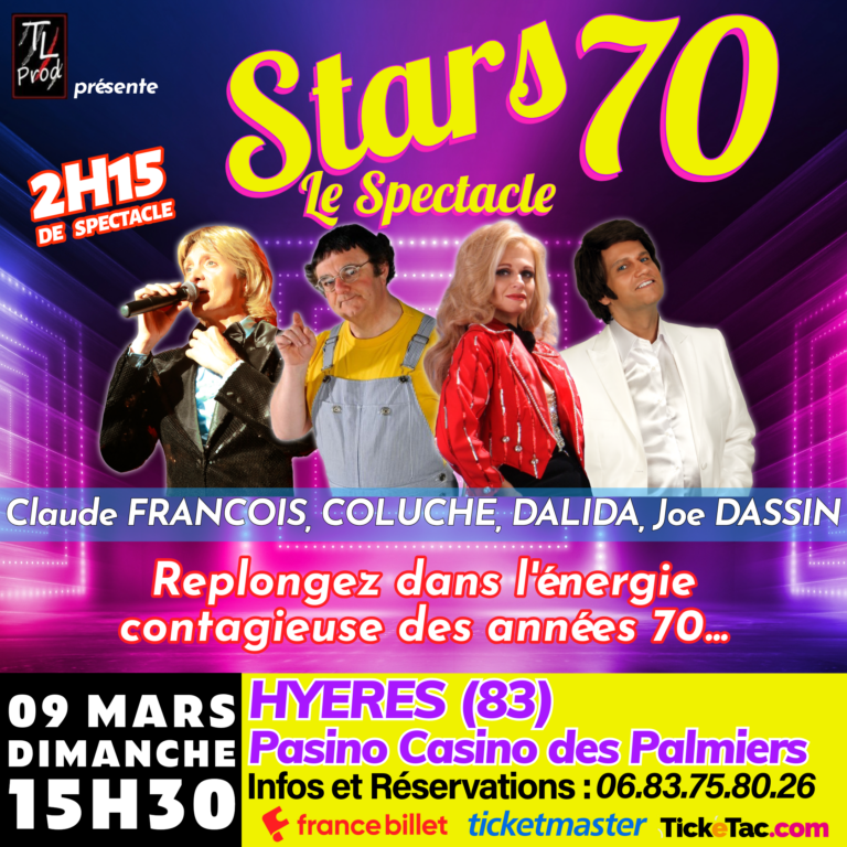 tournée 42 STARS 70 La comédie musicale