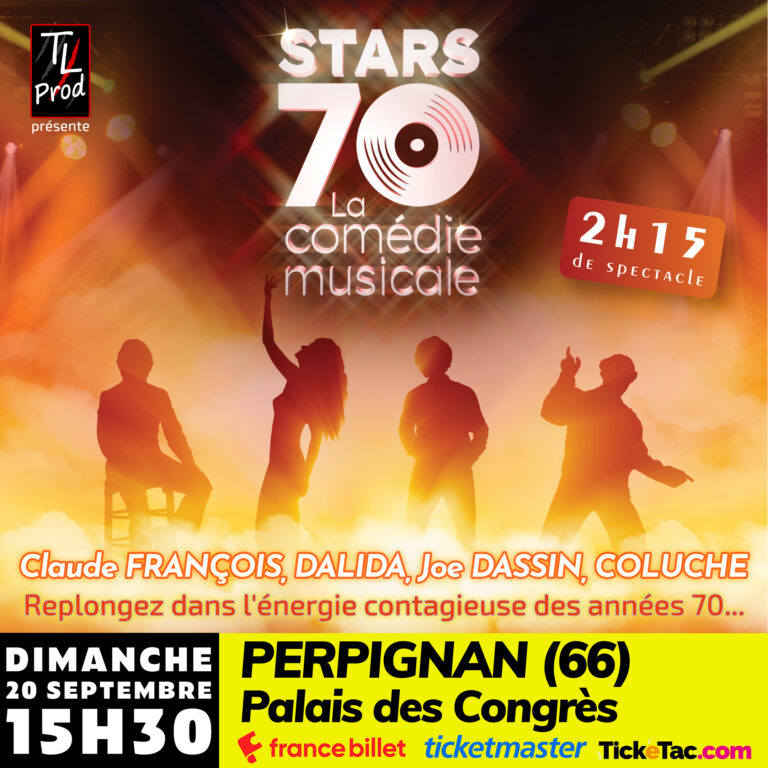 tournée 59 STARS 70 La comédie musicale