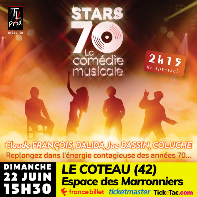tournée 48 STARS 70 La comédie musicale