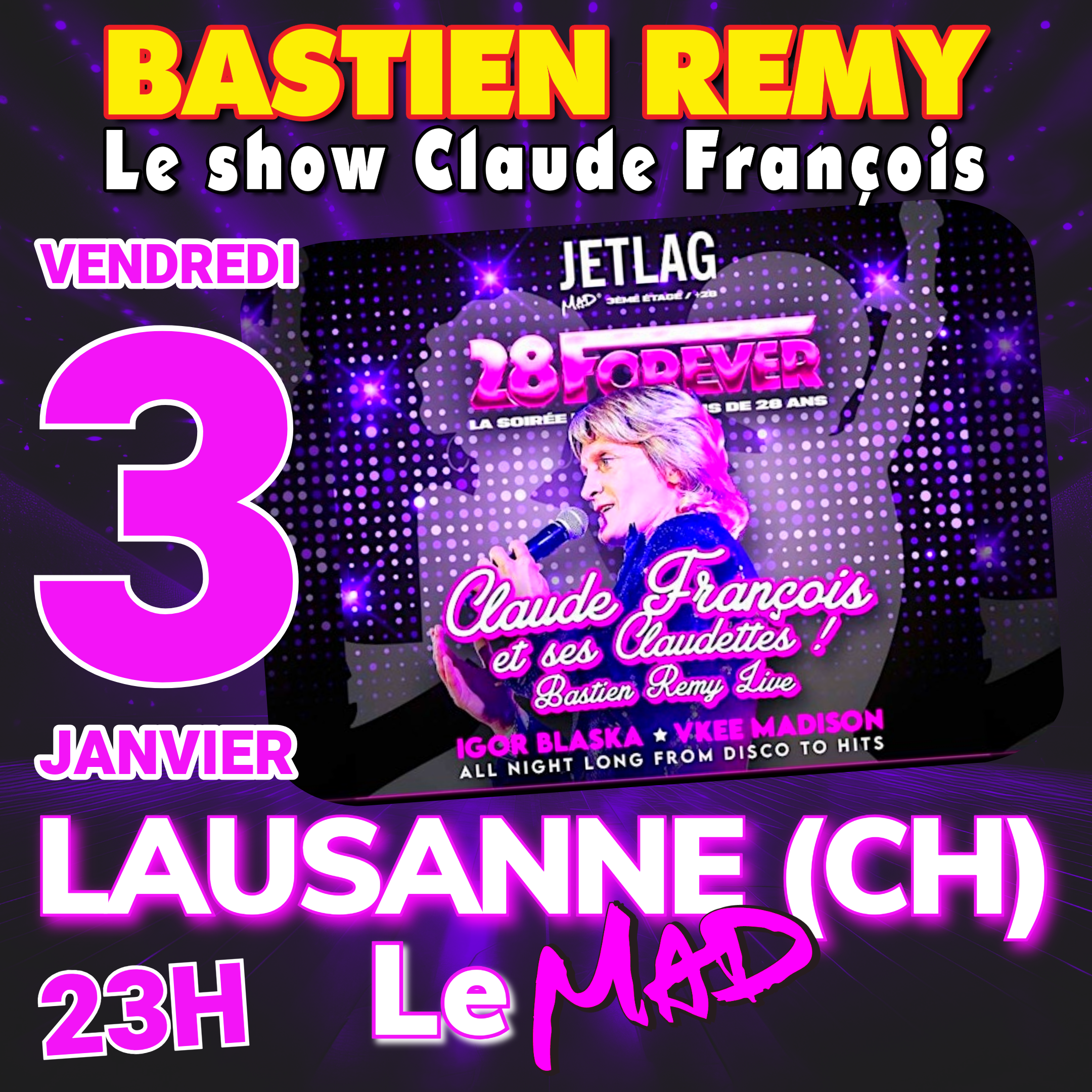 Visuel Lausanne, Le MAD, 3 janvier 2025